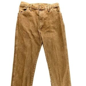 VTG 80s Wrangler Cowboy Cut 14MWZ Checotah Jeans